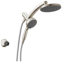 Delta Faucet 75648SN - Universal Showering Components: PivotPro 3-in-1 Combination Shower with TouchClean Spray Face