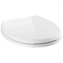 Delta Faucet 800901-WH - Wycliffe® Round Front Standard Close Toilet Seat