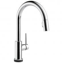 Delta Faucet 9159T-DST - Trinsic® Single Handle Pull-Down Kitchen Faucet with Touch<sub>2</sub>O® Tec