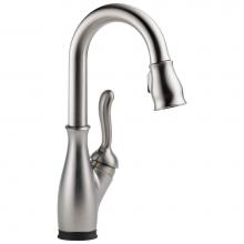 Delta Faucet 9678T-SP-DST - Leland® Single Handle Pull-Down Bar / Prep Faucet with Touch<sub>2</sub>O® T
