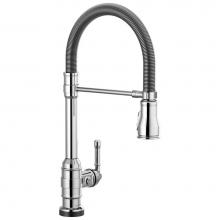 Delta Faucet 9690T-DST - Broderick™ Single-Handle Pull-Down Spring Kitchen Faucet with Touch<sub>2</sub>O
