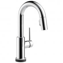 Delta Faucet 9959T-DST - Trinsic® Single Handle Pull-Down Bar / Prep Faucet with Touch<sub>2</sub>O®