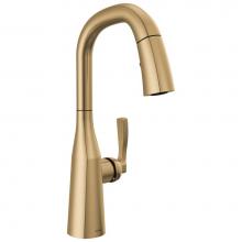 Delta Faucet 9976-CZ-PR-DST - Stryke® Single Handle Pull-Down Bar/Prep Faucet