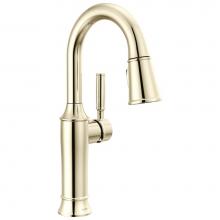 Delta Faucet 9984-PN-PR-DST - Renaldi™ Single Handle Pull-Down Bar / Prep Faucet