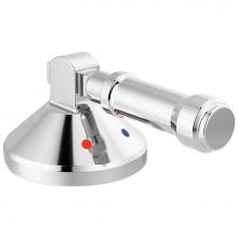 Delta Faucet H576-PR - Broderick™ 3-Hole Roman Tub w/Hand Shower - Handle Kit-Level