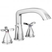 Delta Faucet T27766 - Stryke® Three Hole Roman Tub Trim