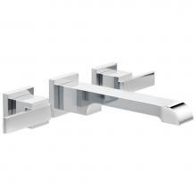 Delta Faucet T3567LF-WL - Ara® Two Handle Wall Mount Bathroom Faucet Trim