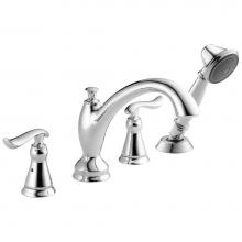 Delta Faucet T4794 - Linden™ Roman Tub with Hand Shower Trim