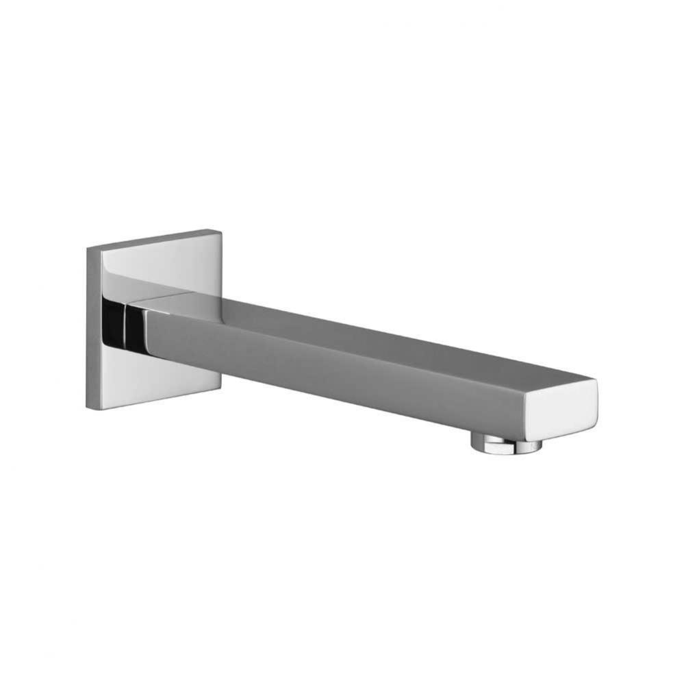 Symetrics Lavatory Spout, Wall-Mounted Without Drain In Polished Chrome