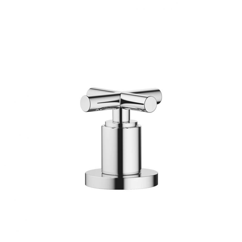 Tara Deck Valve Clockwise-Closing Hot Or Cold In Polished Chrome