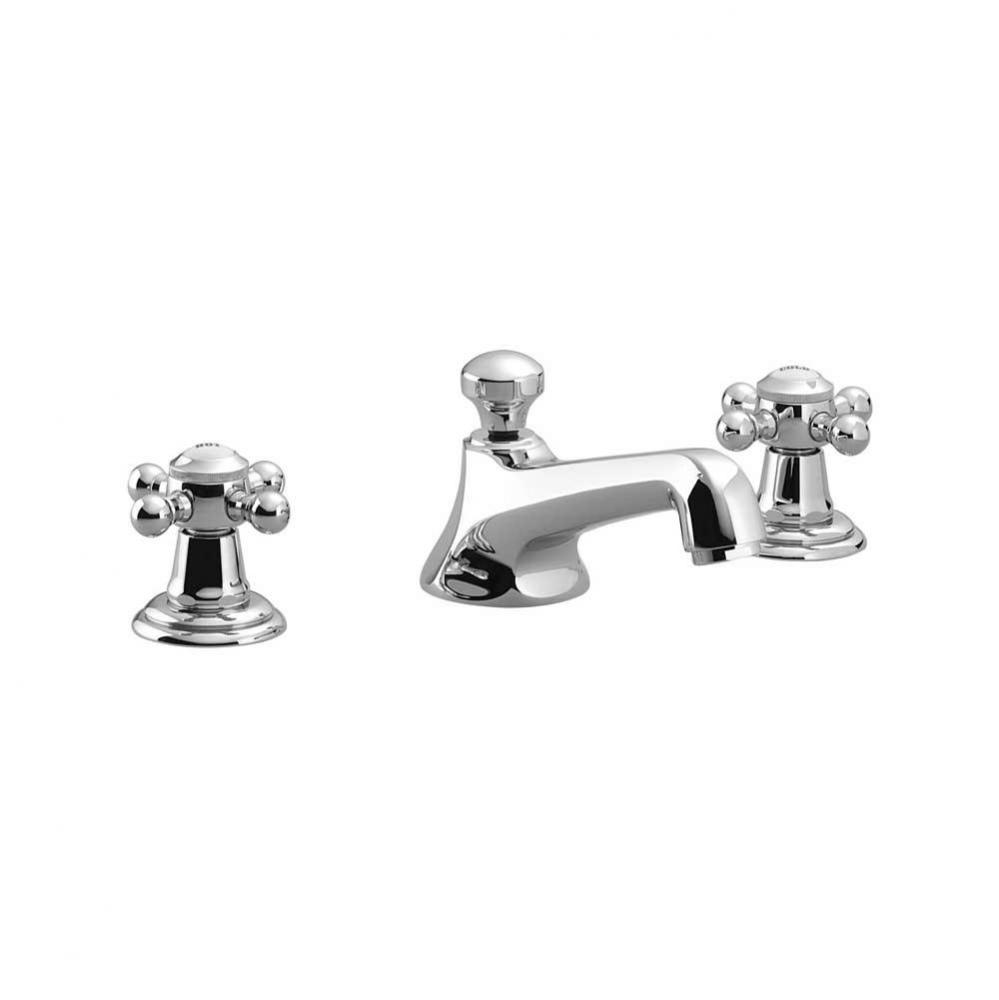 Madison Three-Hole Lavatory Mixer With Drain In Polished Chrome