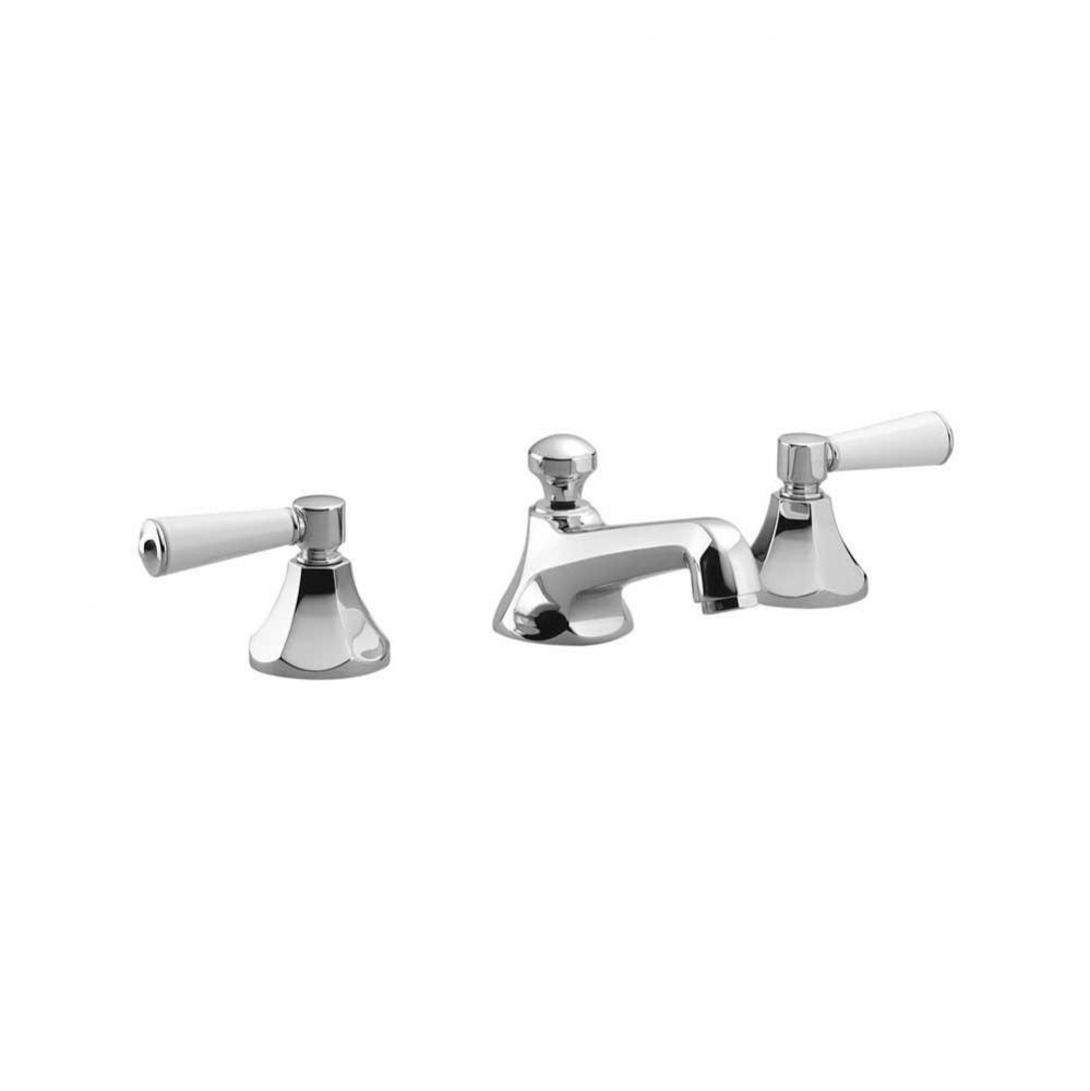 Madison Flair Three-Hole Lavatory Mixer With Drain In Polished Chrome