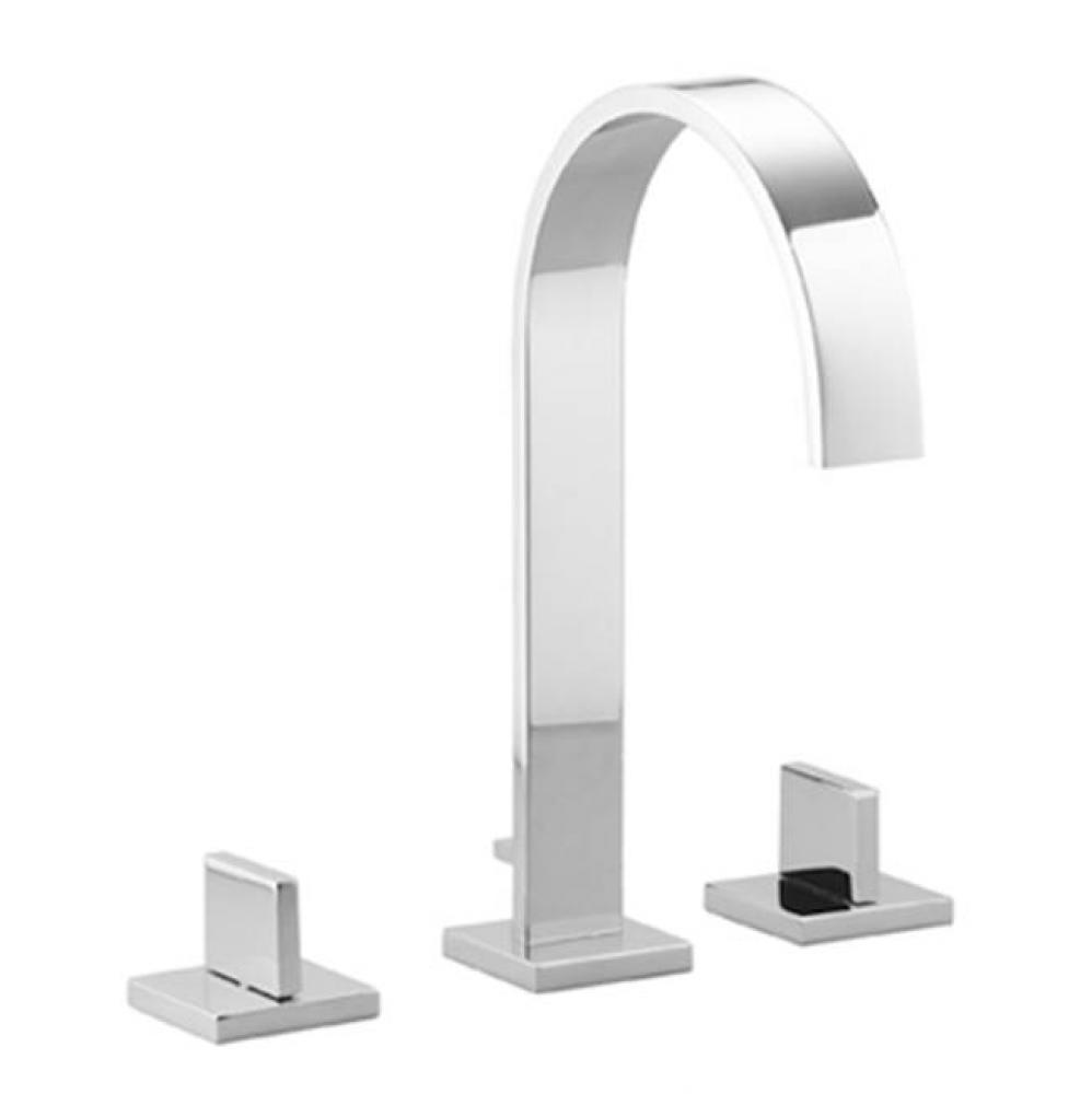 Three-hole lavatory faucet