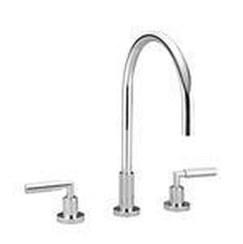 Tara Three-Hole Mixer In Polished Chrome