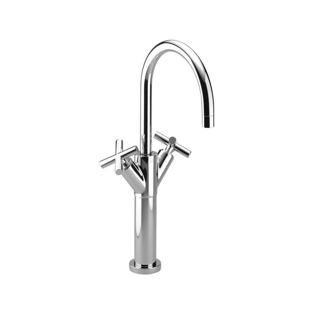 Tara Single-Hole Lavatory Mixer With Extended Shank Without Drain In Polished Chrome