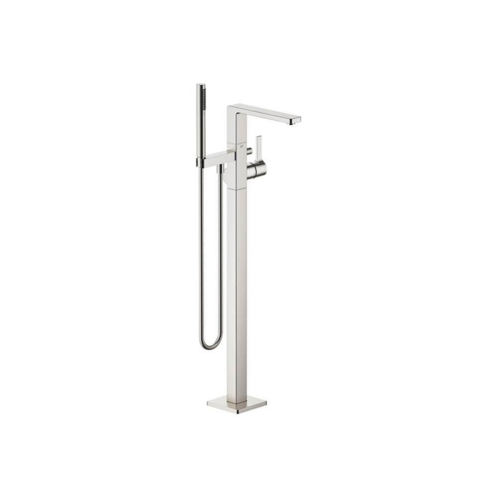 LULU Single-Lever Tub Mixer For Freestanding Installation With Hand Shower Set In Platinum Matte