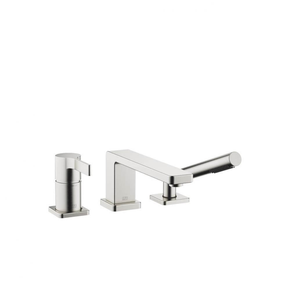 LULU Three-Hole Single-Lever Tub Mixer For Deck-Mounted Tub Installation In Platinum Matte