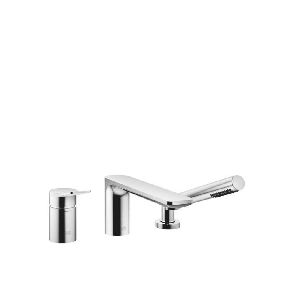 Lisse Three-Hole Single-Lever Tub Mixer For Deck-Mounted Tub Installation In Polished Chrome