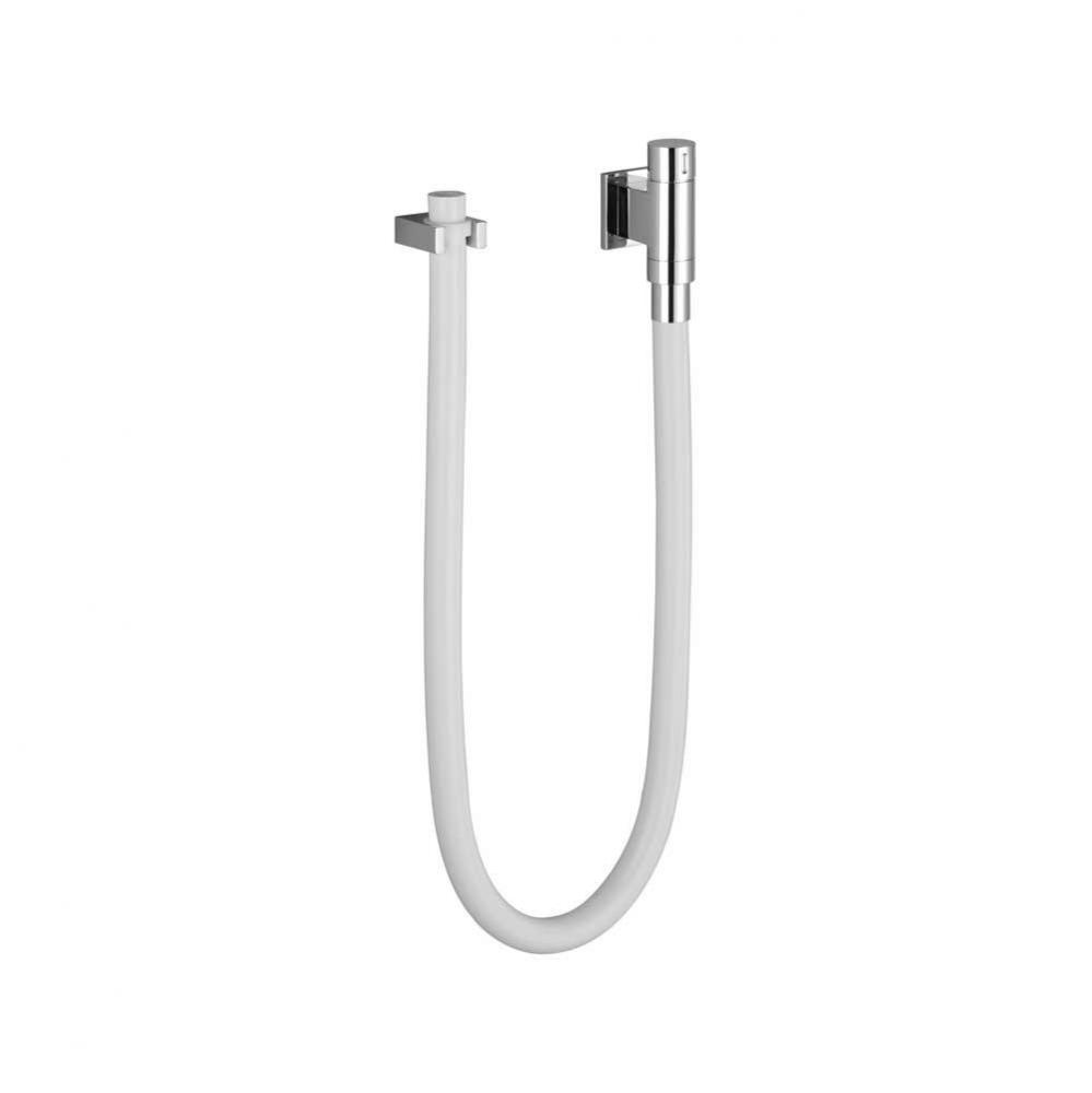 Water Tube Kneipp Wall Elbow With Hose Holder With Individual Flanges In Polished Chrome