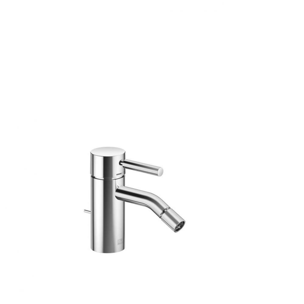 Meta Single-Lever Bidet Mixer With Drain In Polished Chrome