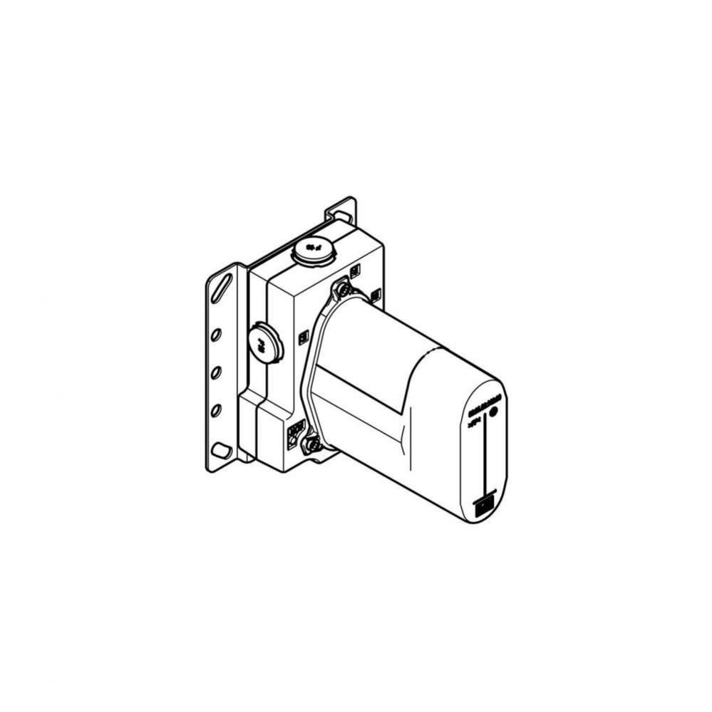 Concealed Thermostat With Integrated Supply Stops