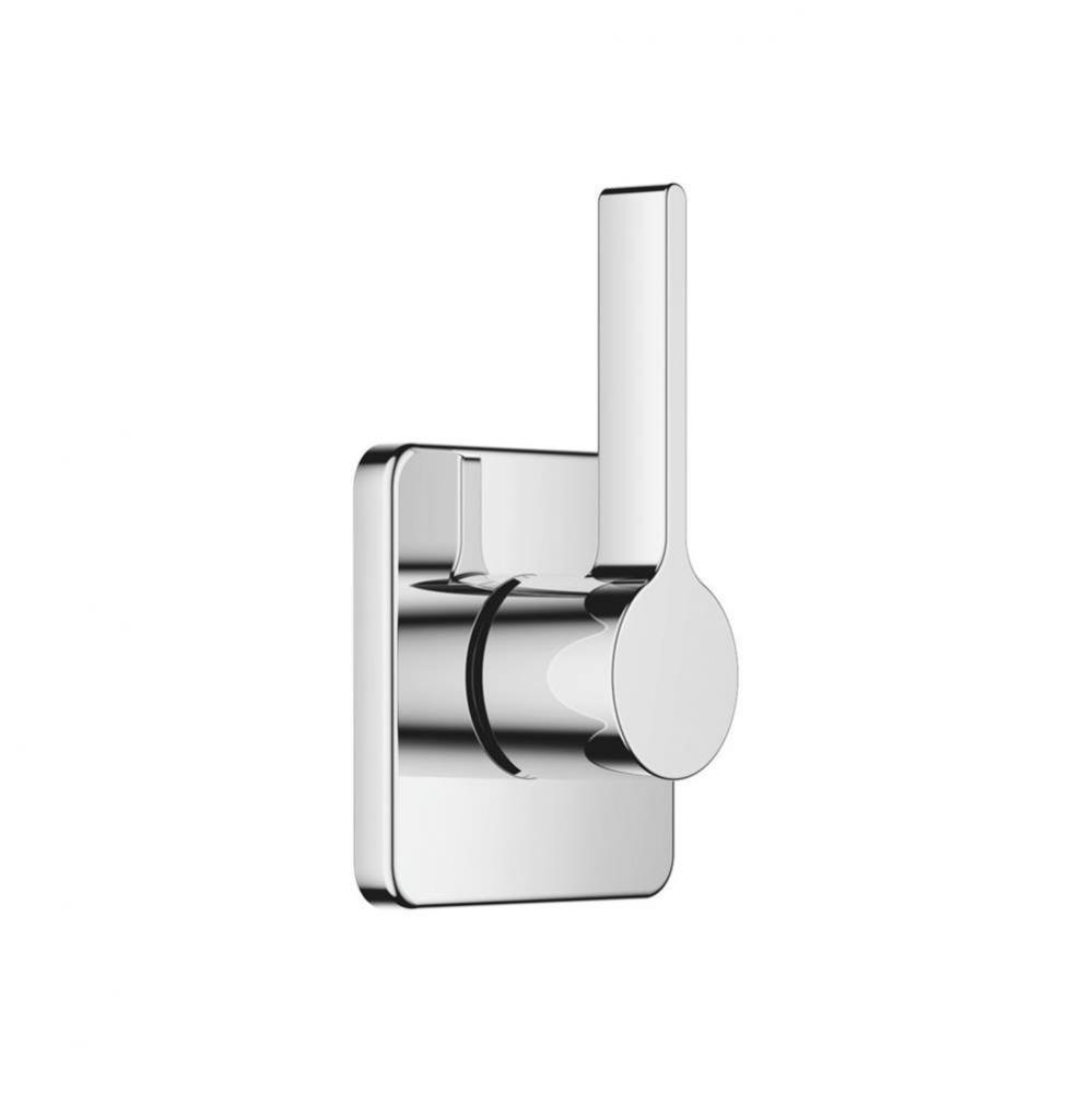 LULU Wall Mounted Two- And Three-Way Diverter Trim In Polished Chrome