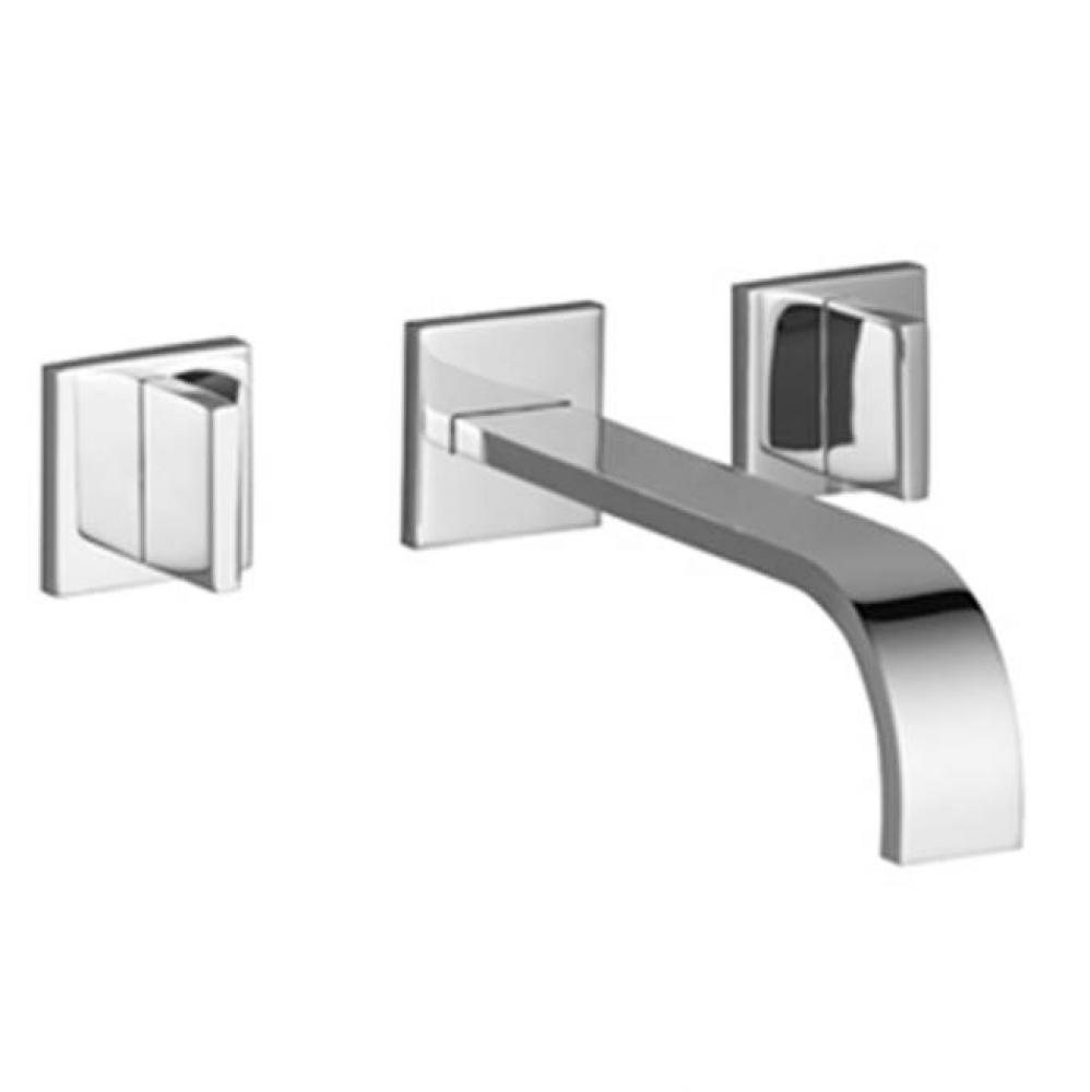 Wall-mounted lavatory faucet