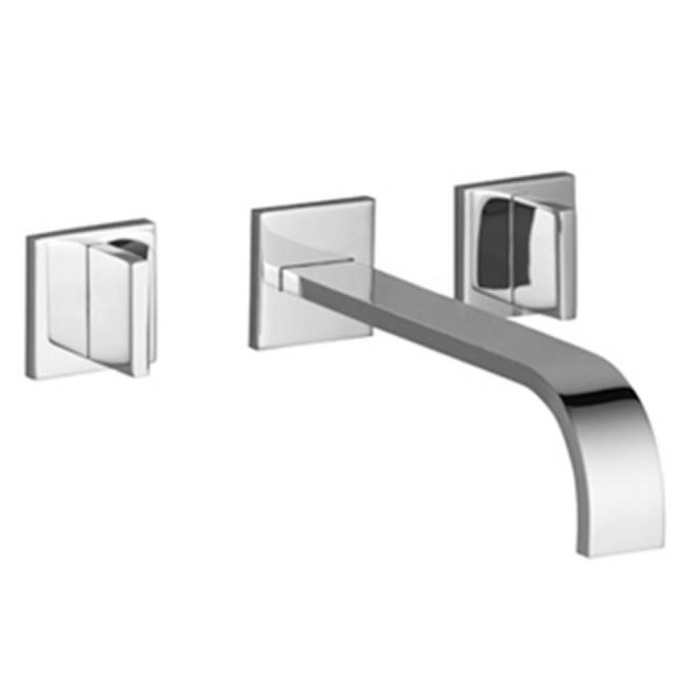 Wall-Mounted Three-Hole Lavatory Mixer Without Drain