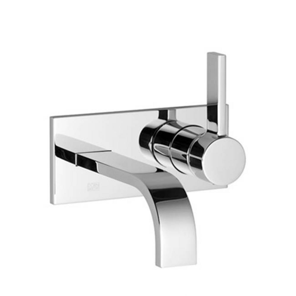 Wall-mounted lavatory faucet