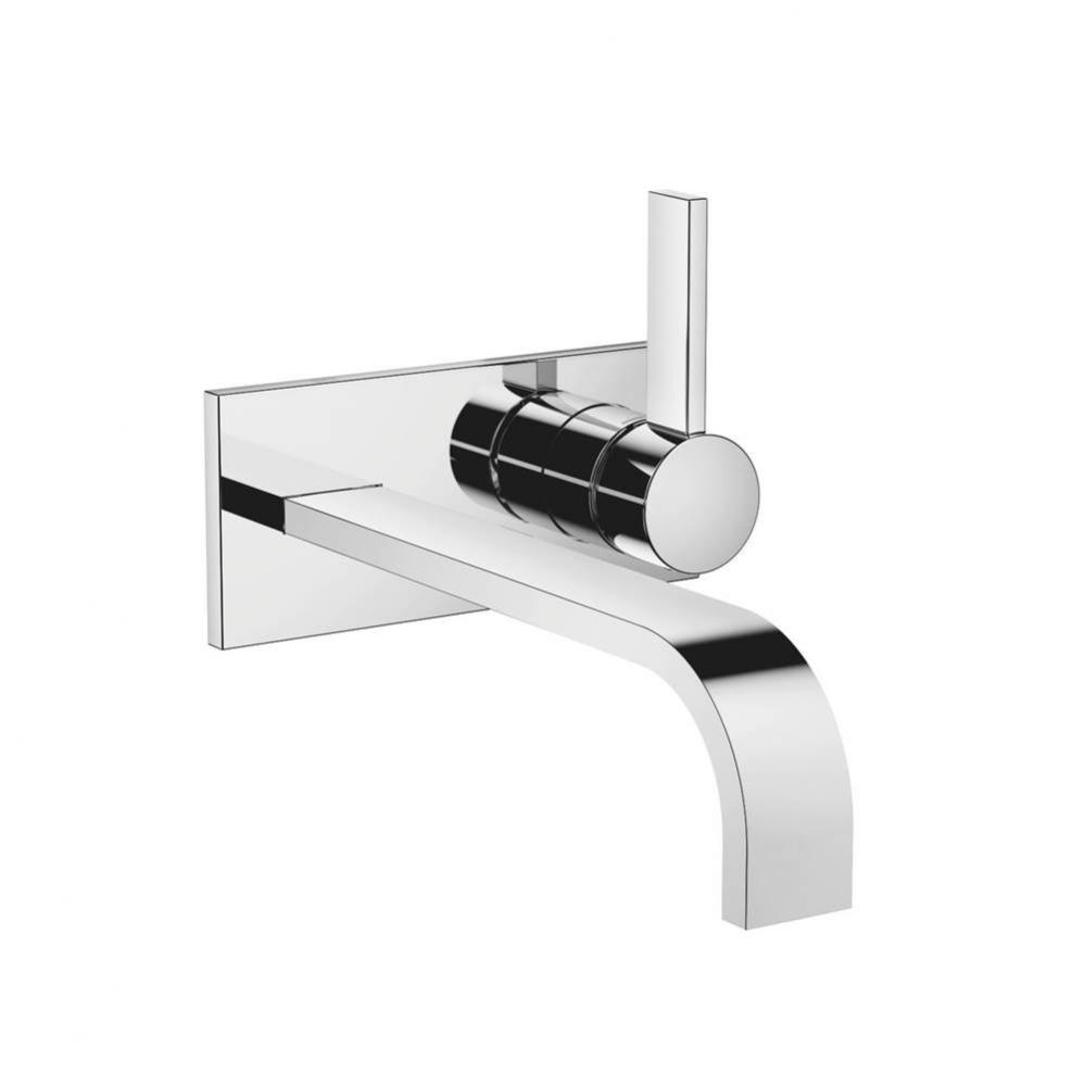 MEM Wall-Mounted Single-Lever Mixer With Cover Plate Without Drain In Polished Chrome