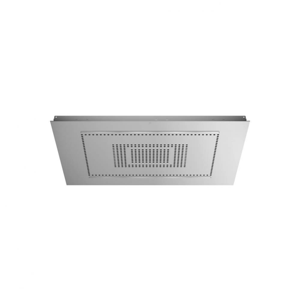 Rain Sky M Rain Panel For Flush Ceiling Installation , Manual Control In Me Stainless Steel