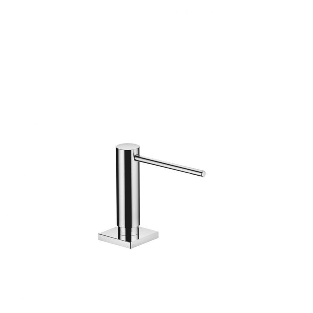 Soap Dispenser With Flange In Polished Chrome