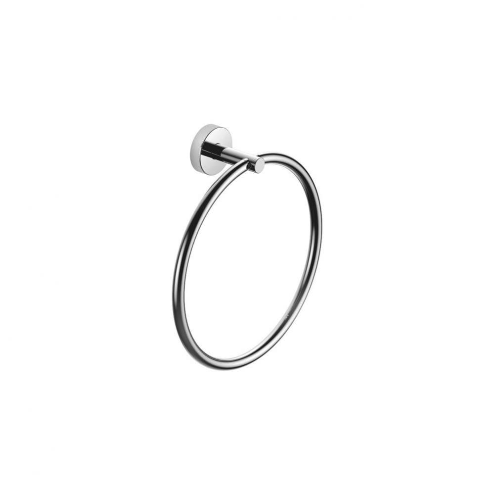 Meta Towel Ring Round In Polished Chrome