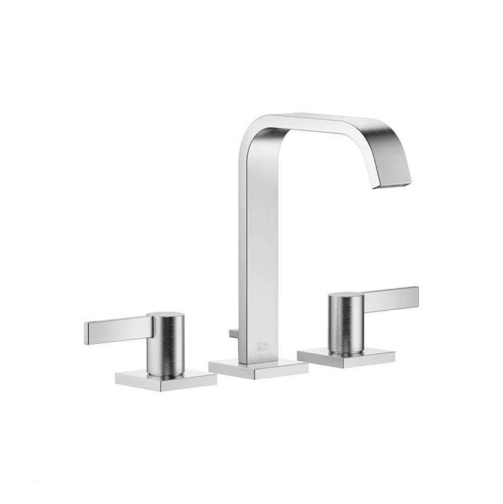IMO Three-Hole Lavatory Mixer With Drain In Chrome Matte