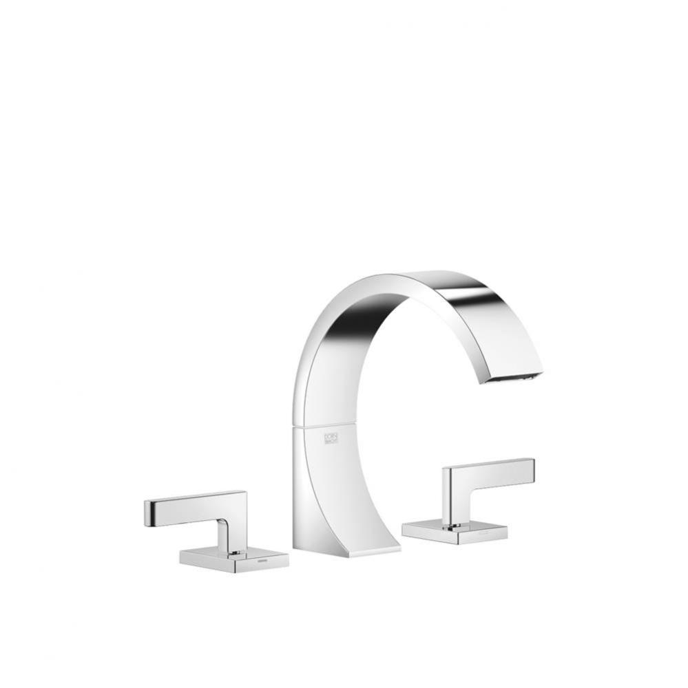 CYO Three-Hole Lavatory Mixer With Drain In Polished Chrome