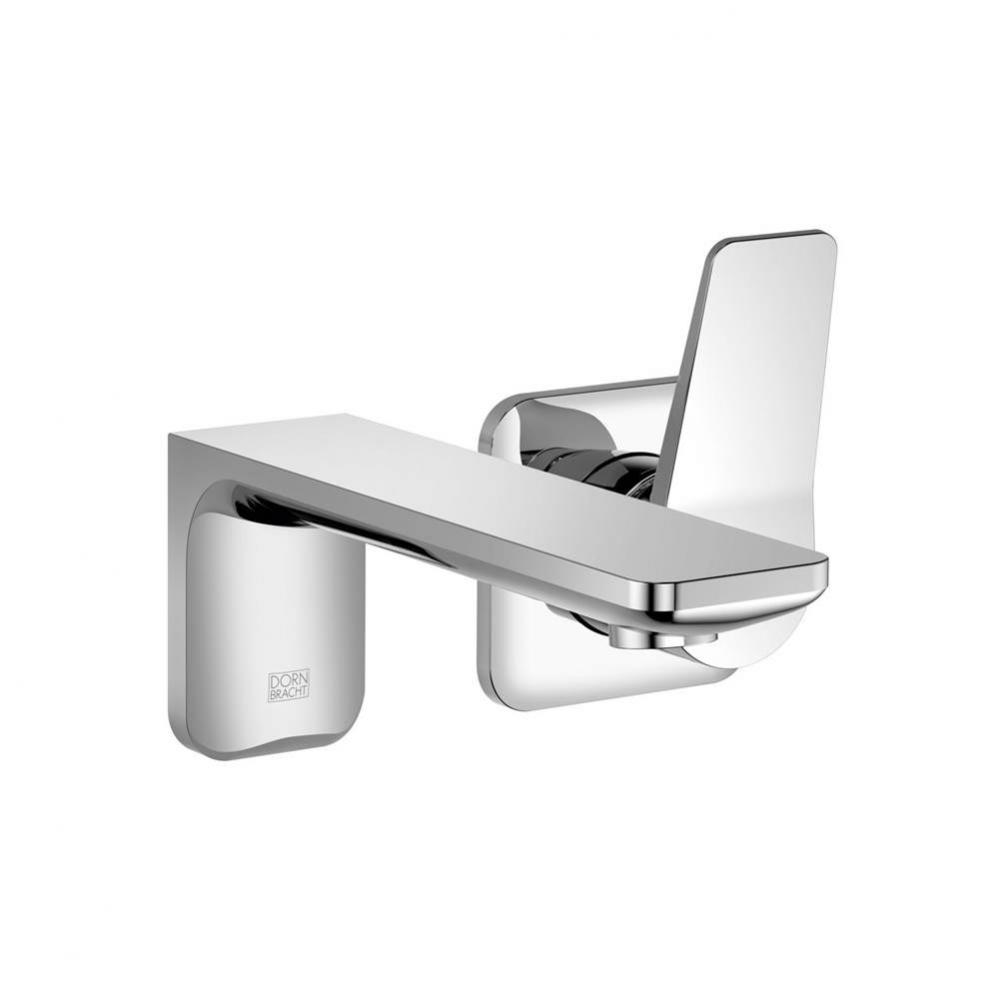 Wall-mounted lavatory faucet