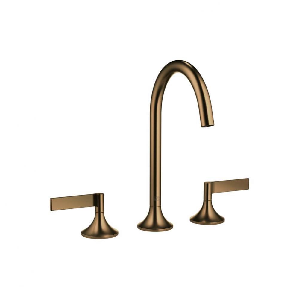 Three-hole faucet, lever handle