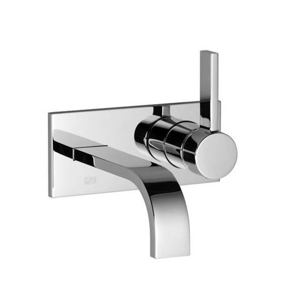 Wall-mounted lavatory faucet