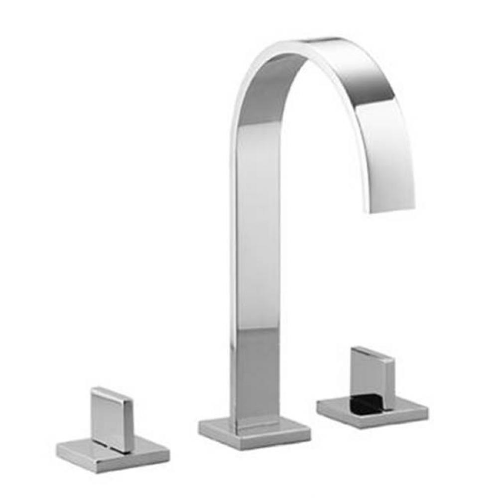 Three-hole lavatory faucet