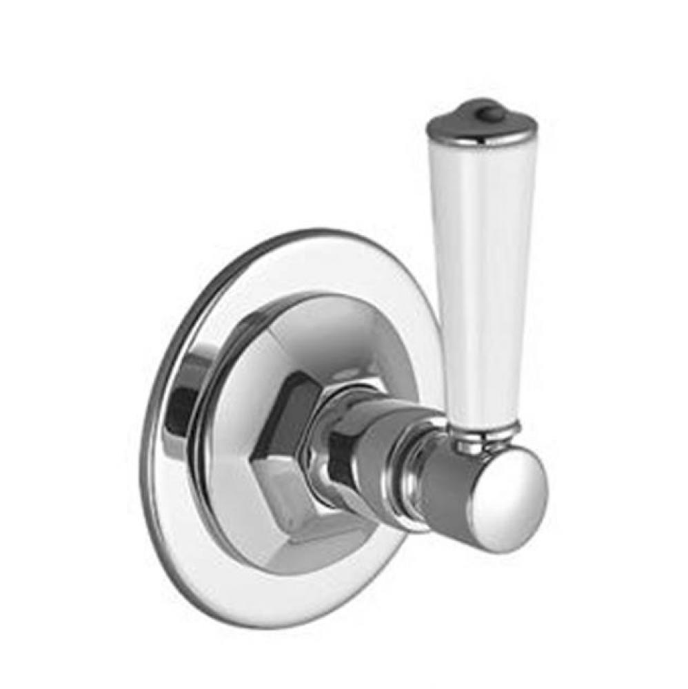 Madison Flair Wall Mounted Two- And Three-Way Diverter Trim In Polished Chrome