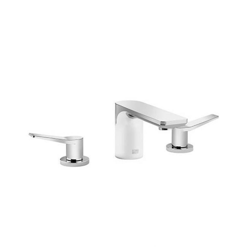 Three-hole lavatory faucet