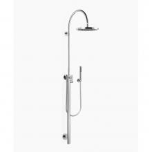 Dornbracht 26023885-000010 - Shower Riser With Shower Single-Lever Mixer For Wall-Mounted Installation With Rainhead And Hand S