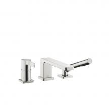 Dornbracht 27412710-06 - LULU Three-Hole Single-Lever Tub Mixer For Deck-Mounted Tub Installation In Platinum Matte