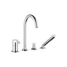 Dornbracht 27632809-00 - VAIA Deck-Mounted Tub Mixer, With Hand Shower Set For Deck-Mounted Tub Installation In Polished Ch