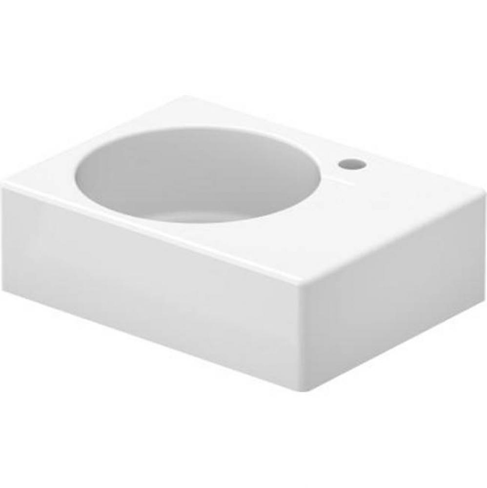 Duravit Design Classics 24 1/4'' Rectangular Wall Mounted Sink in White with Single Fauc