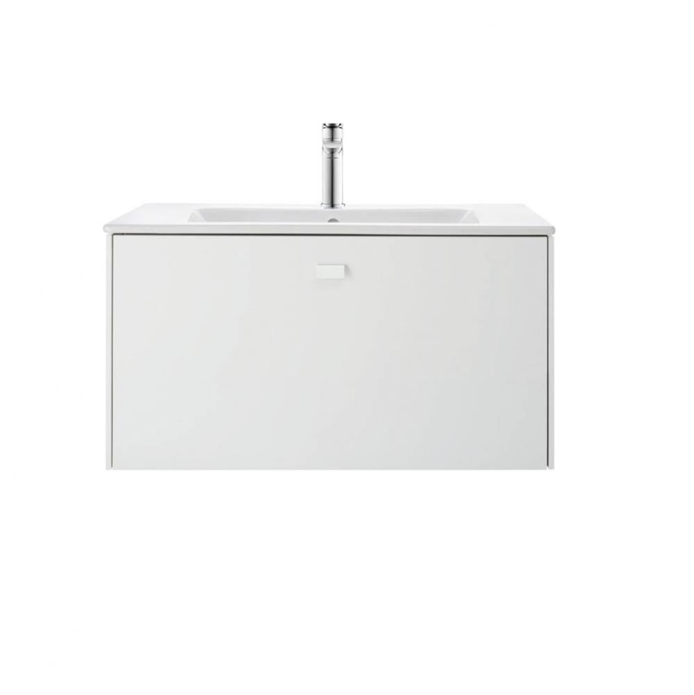 Duravit Brioso Vanity Unit Wall-Mounted  Light Blue Matte