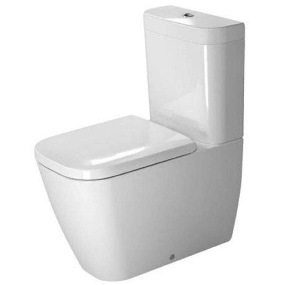 Duravit Happy D.2 Floorstanding Toilet Bowl White with WonderGliss