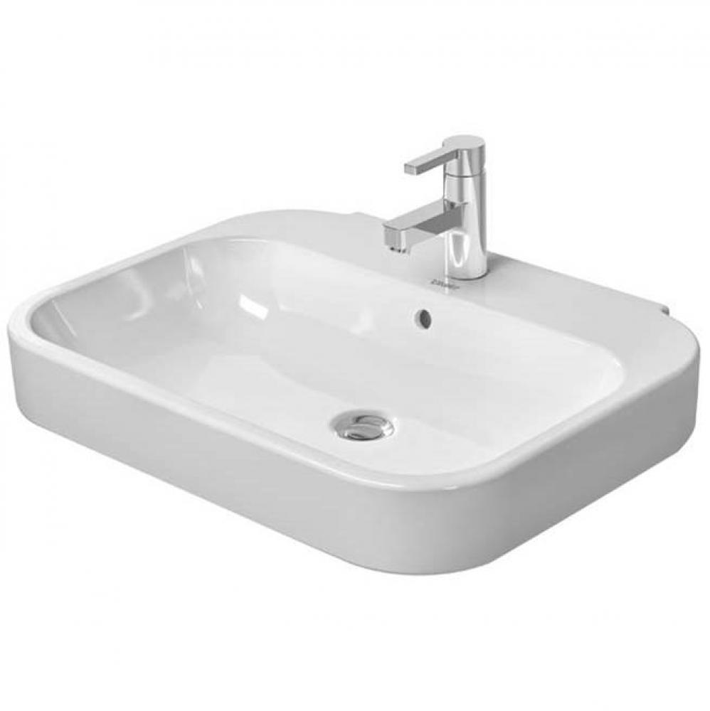 Duravit Happy D.2 Wall-Mount Sink White with WonderGliss