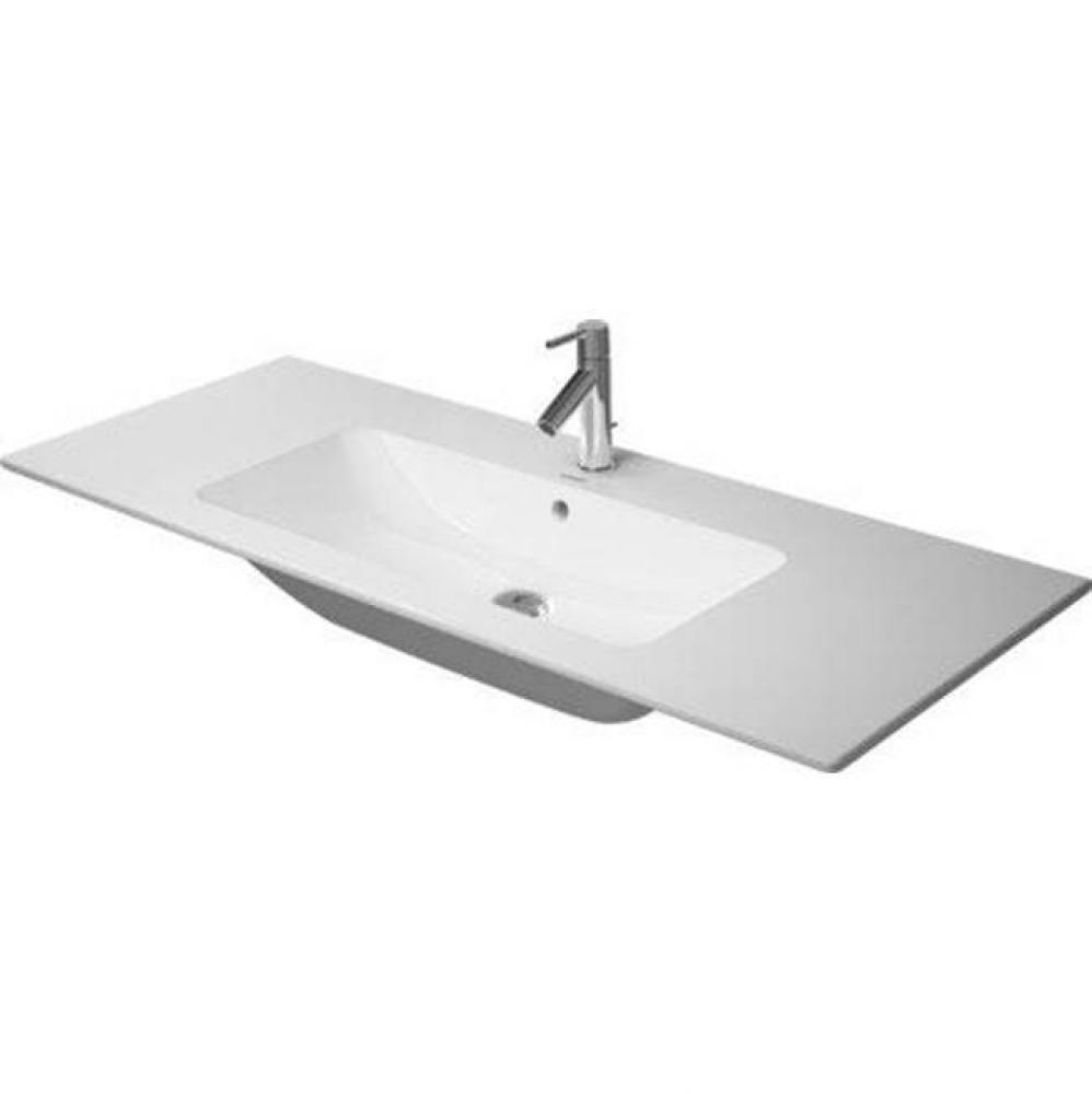 Duravit ME by Starck Wall-Mount Sink White with WonderGliss