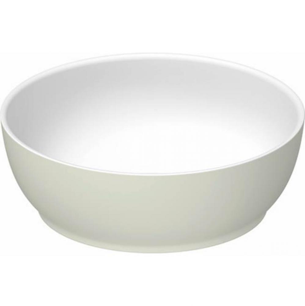 Duravit Sivida 11 3/4'' Round Vessel Sink in Matte Pale Green